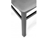 Jedálenská stolička Gerard 7 - čierna / sivá