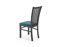 Jedálenská stolička Gerard 7 - čierna / tmavozelená