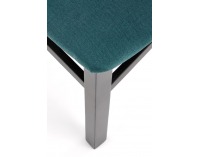 Jedálenská stolička Gerard 7 - čierna / tmavozelená