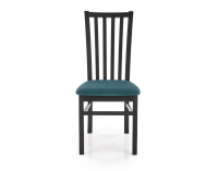 Jedálenská stolička Gerard 7 - čierna / tmavozelená