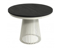 Rozkladací jedálenský stôl Gerdony - kašmír / čierna