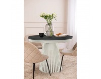 Rozkladací jedálenský stôl Gerdony - kašmír / čierna