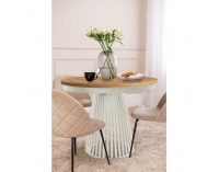 Rozkladací jedálenský stôl Gerdony - kašmír / dub craft zlatý