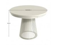 Rozkladací jedálenský stôl Gerdony - kašmír