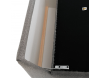 Elektrická polohovacia jednolôžková posteľ Gerona New 120x200 - sivá