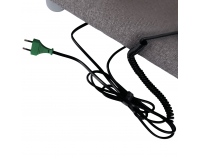 Elektrická polohovacia jednolôžková posteľ Gerona New 120x200 - sivá