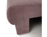 Rozkladacia pohovka s úložným priestorom Gilen Big Sofa - fialová / staroružová / béžová