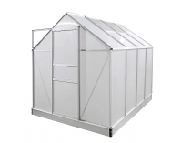 Záhradný skleník Glasshouse 250x190x195 cm - priehľadná