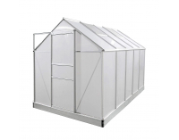 Záhradný skleník Glasshouse 310x190x205 cm - priehľadná