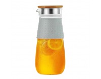 Karafa Glazo 1200 ml - priehľadná / sivá