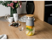 Karafa Glazo 1200 ml - priehľadná / sivá