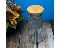 Karafa Glazo 1200 ml - priehľadná / sivá