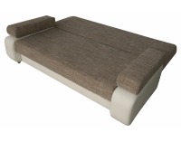 Rozkladacia pohovka s úložným priestorom Samba - biela ekokoža / berlin 3