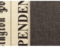 Rozkladacia pohovka s úložným priestorom Xara - šenil šedý (Savana) / text