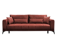 Rozkladacia pohovka s úložným priestorom Grace Big Sofa - terakota