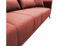 Rozkladacia pohovka s úložným priestorom Grace Big Sofa - terakota