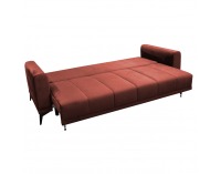 Rozkladacia pohovka s úložným priestorom Grace Big Sofa - terakota