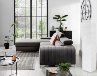 Rohová sedačka s rozkladom a úložným priestorom Granada P - béžová