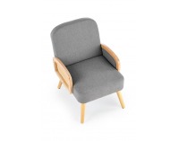 Kreslo Grecos - sivá