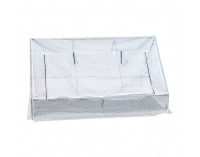 Záhradný fóliovník Grene 180x140x94 cm - biela