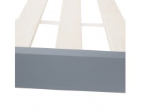 Jednolôžková posteľ s roštom Grosi 90 - sivá
