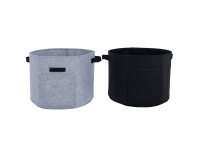 Vrece na pestovanie (2 ks) Grovin Typ 2 - čierna / sivá