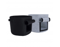 Vrece na pestovanie (2 ks) Grovin Typ 2 - čierna / sivá