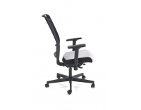 Kancelárska stolička s podrúčkami Gulietta - čierna / sivá