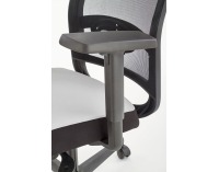 Kancelárska stolička s podrúčkami Gulietta - čierna / sivá