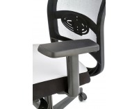 Kancelárska stolička s podrúčkami Gulietta - čierna / sivá