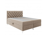 Boxspringová manželská posteľ Guliette 180 - béžová (Velvet)
