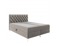 Boxspringová manželská posteľ Guliette 180 - sivobéžová taupe (Velvet)