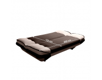 Rozkladacia pohovka s úložným priestorom Guru - sivohnedá (taupe) / hnedá