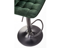 Barová stolička H-95 - tmavozelená / čierna