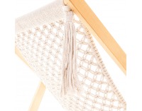 Plážové lehátko Halen - krémová