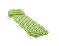 Nafukovacia turistická karimatka Halim - zelená