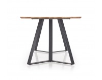 Jedálenský stôl Calgary - vlašský orech / čierna