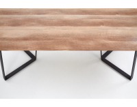 Jedálenský stôl Calgary - vlašský orech / čierna