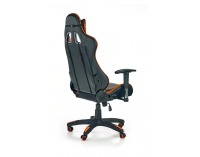 Kancelárske kreslo s podrúčkami Defender - čierna / oranžová