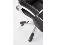 Kancelárske kreslo s podrúčkami Fast - čierna / biela