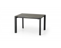 Rozkladací jedálenský stôl Horizon - dymová / čierna