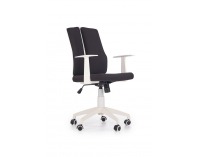 Kancelárska stolička s podrúčkami Iron 2 - čierna / biela