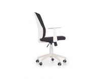 Kancelárska stolička s podrúčkami Iron 2 - čierna / biela