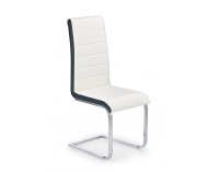 Jedálenská stolička K132 - biela / čierna