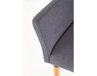 Jedálenská stolička K274 - tmavosivá