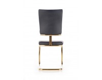 Jedálenská stolička K296 - čierna / zlatá