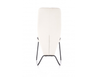 Jedálenská stolička K300 - čierna / biela
