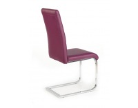 Jedálenská stolička K85 - fialová / chróm