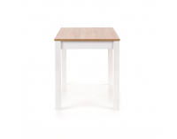 Jedálenský stôl Ksawery - dub sonoma / biela