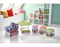 Detské kreslo Lokomo - kombinácia farieb